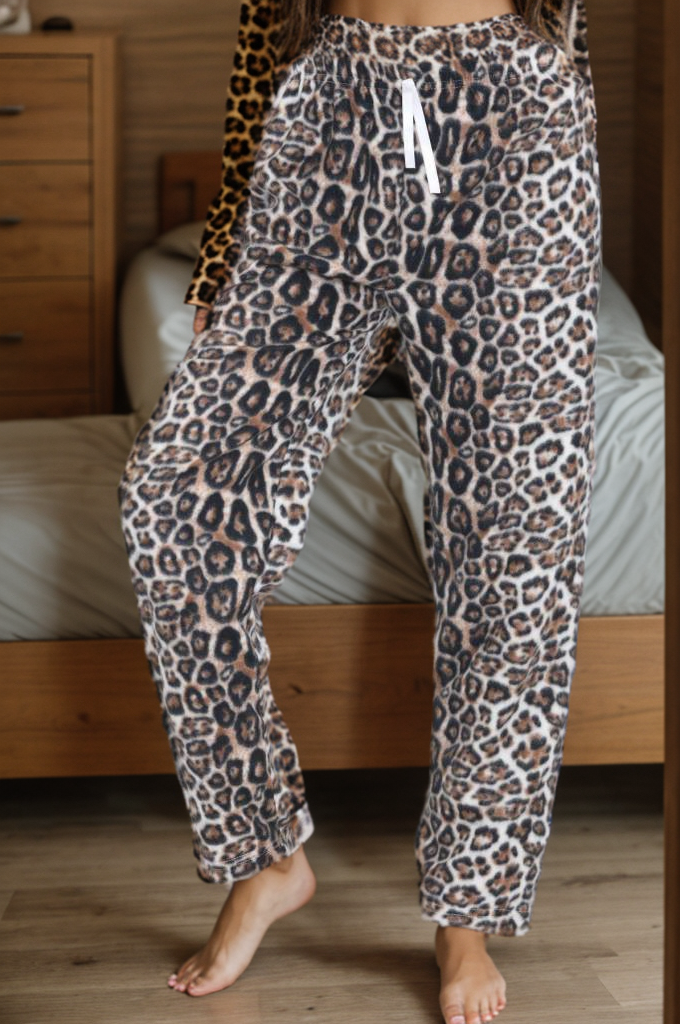 Polar Pijama Altı Leopar