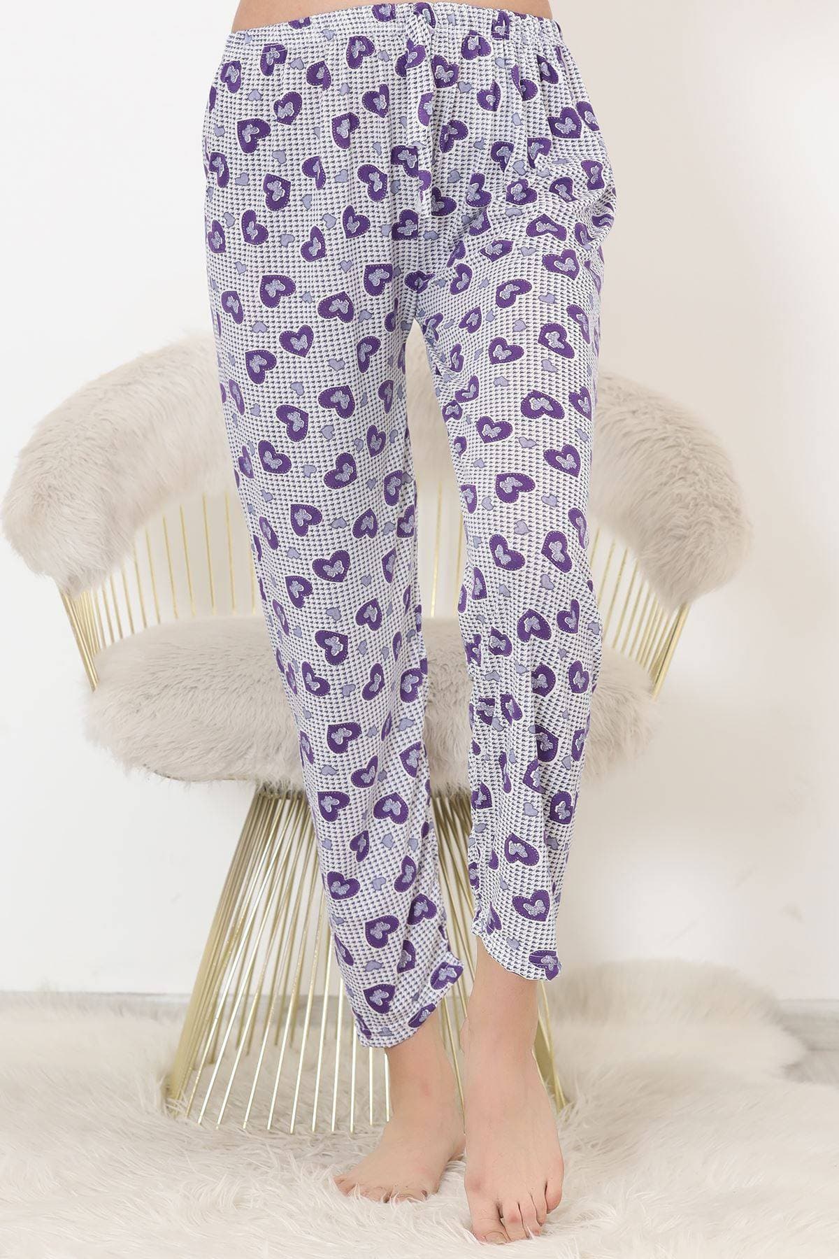 Pijama Altı Morçiçekli