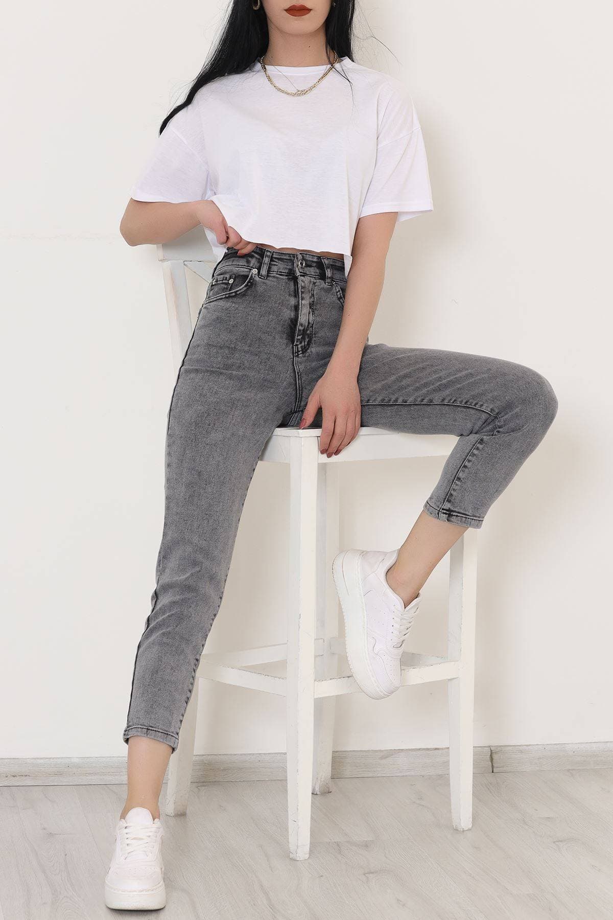 Boyfriend Kot Pantolon Açıkfüme