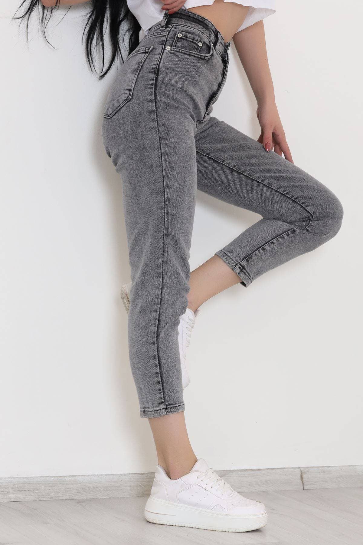 Boyfriend Kot Pantolon Açıkfüme