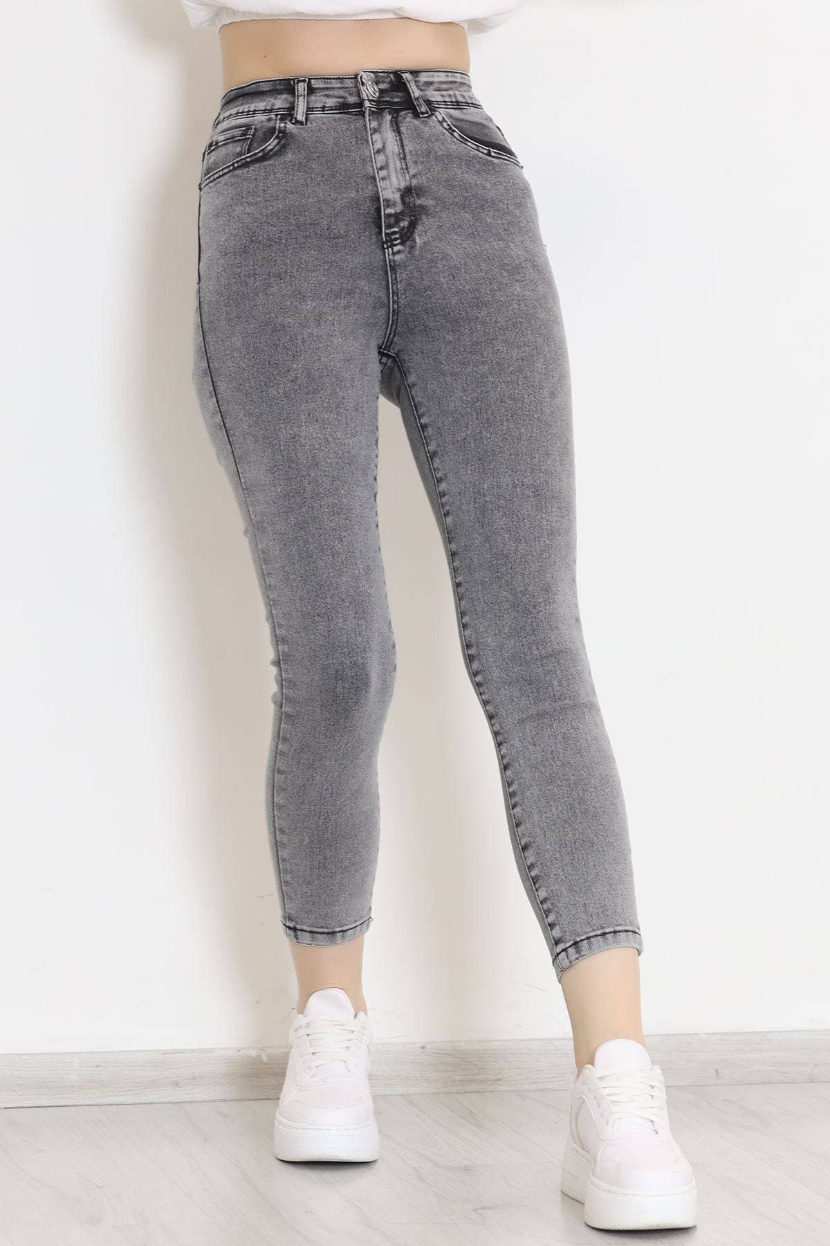 Süper Likra Kot Pantolon Açıkfüme