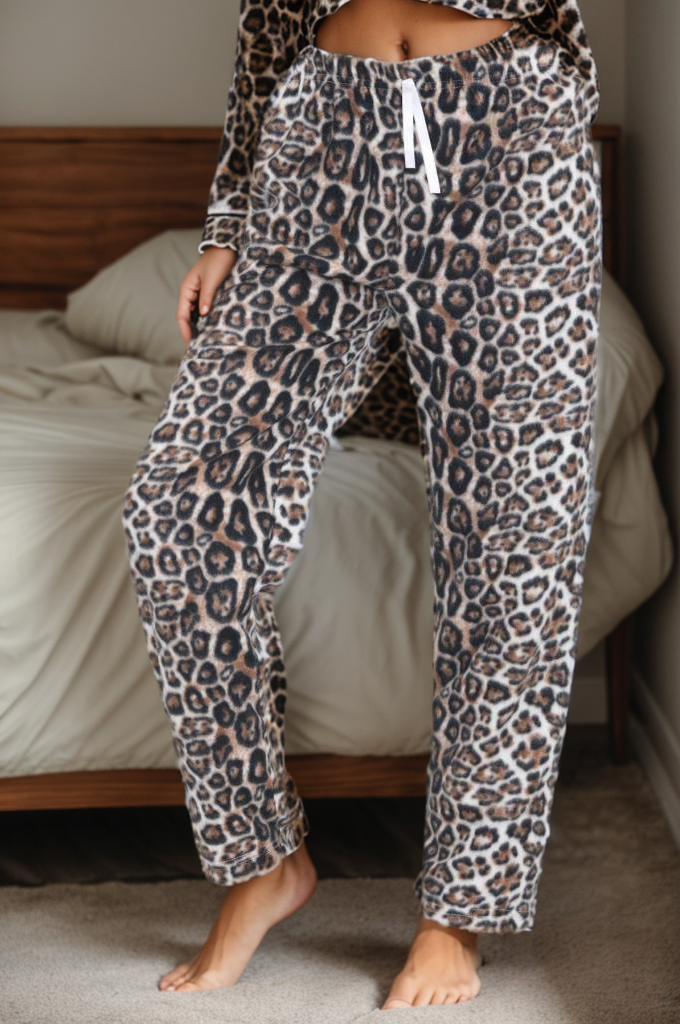 Polar Pijama Altı Leopar