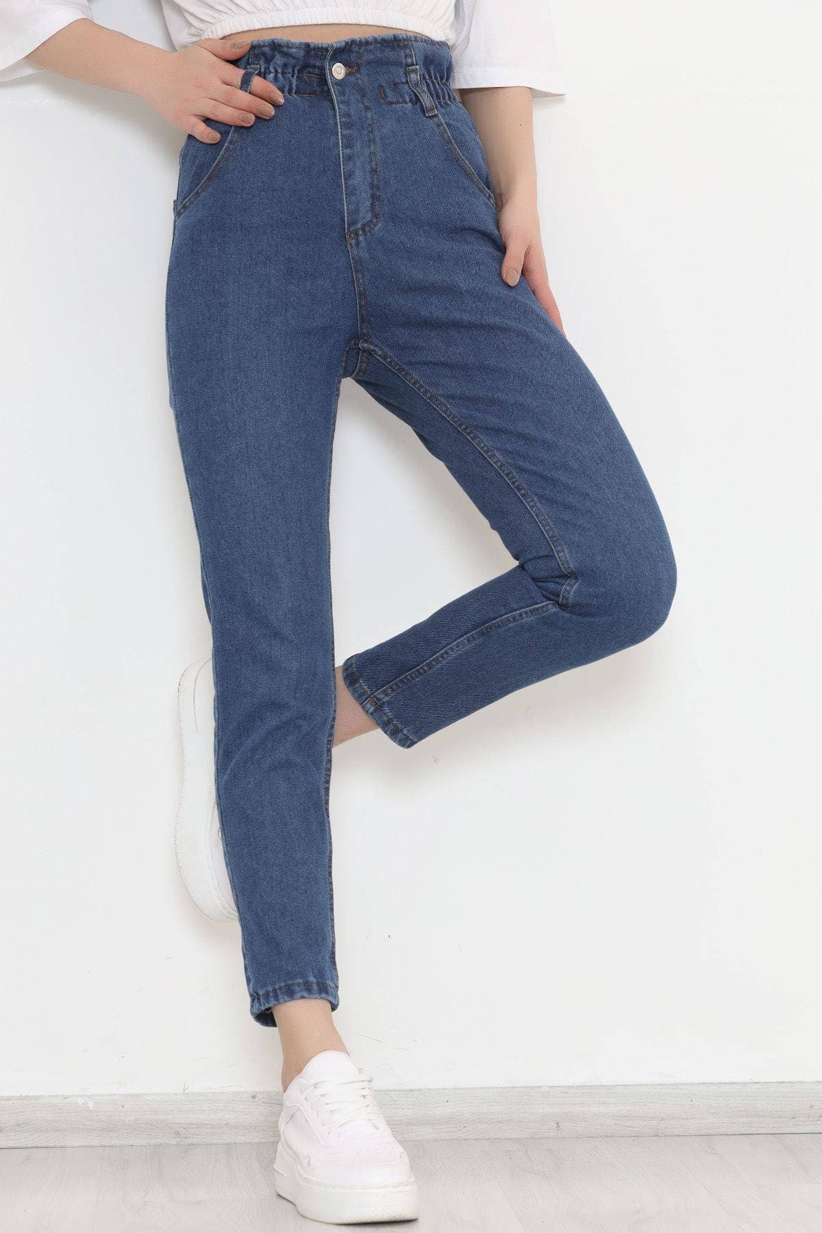 Beli Lastikli Kot Pantolon Koyumavi