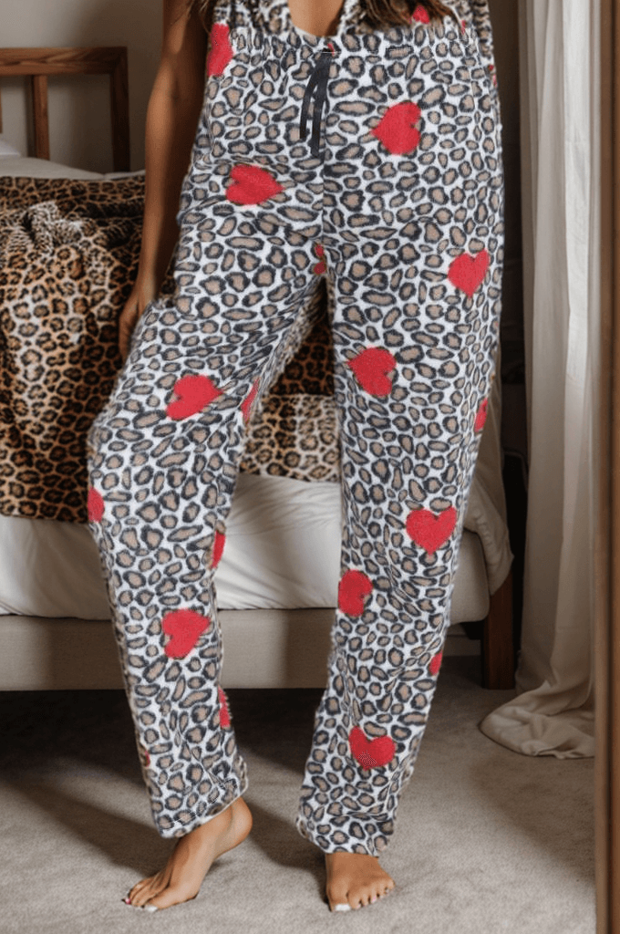 Polar Pijama Altı Leokırmızı