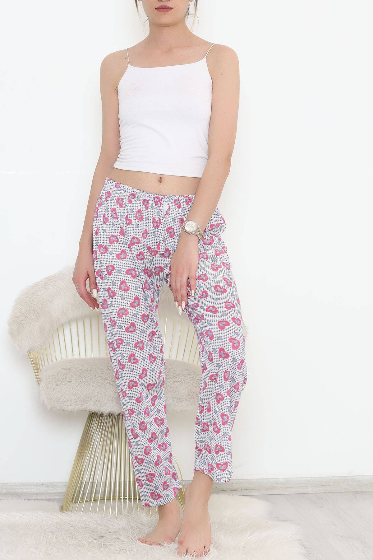Pijama Altı Beyazpembe
