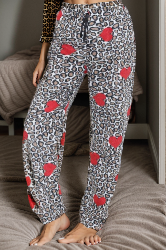 Polar Pijama Altı Leokırmızı