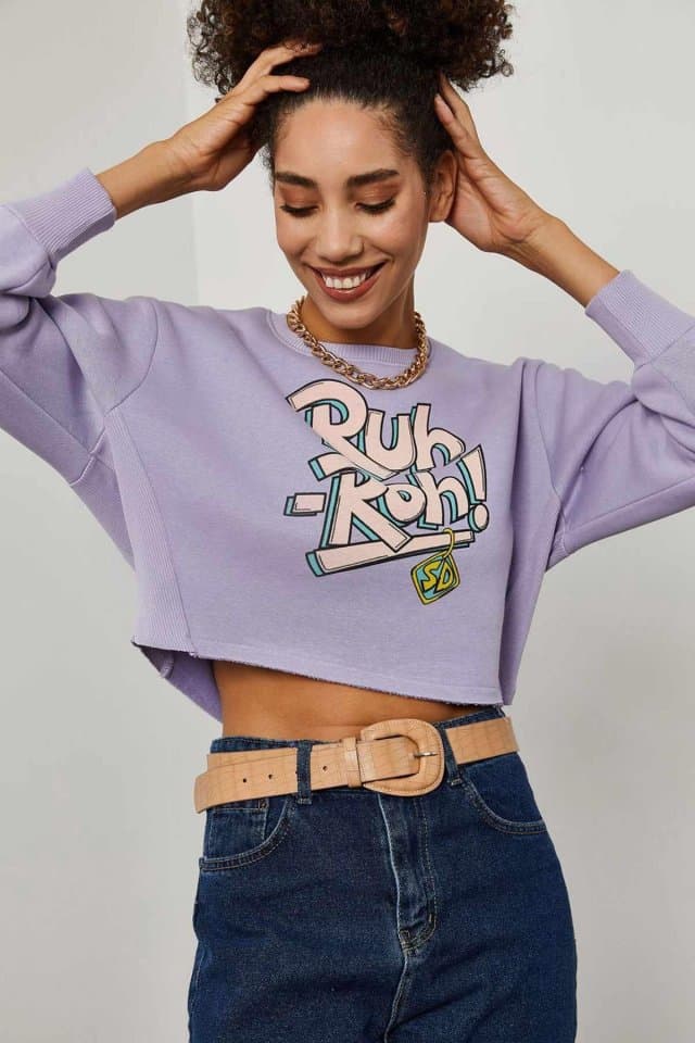 Ruh Roh Üç İplik Şardonlu Sweat