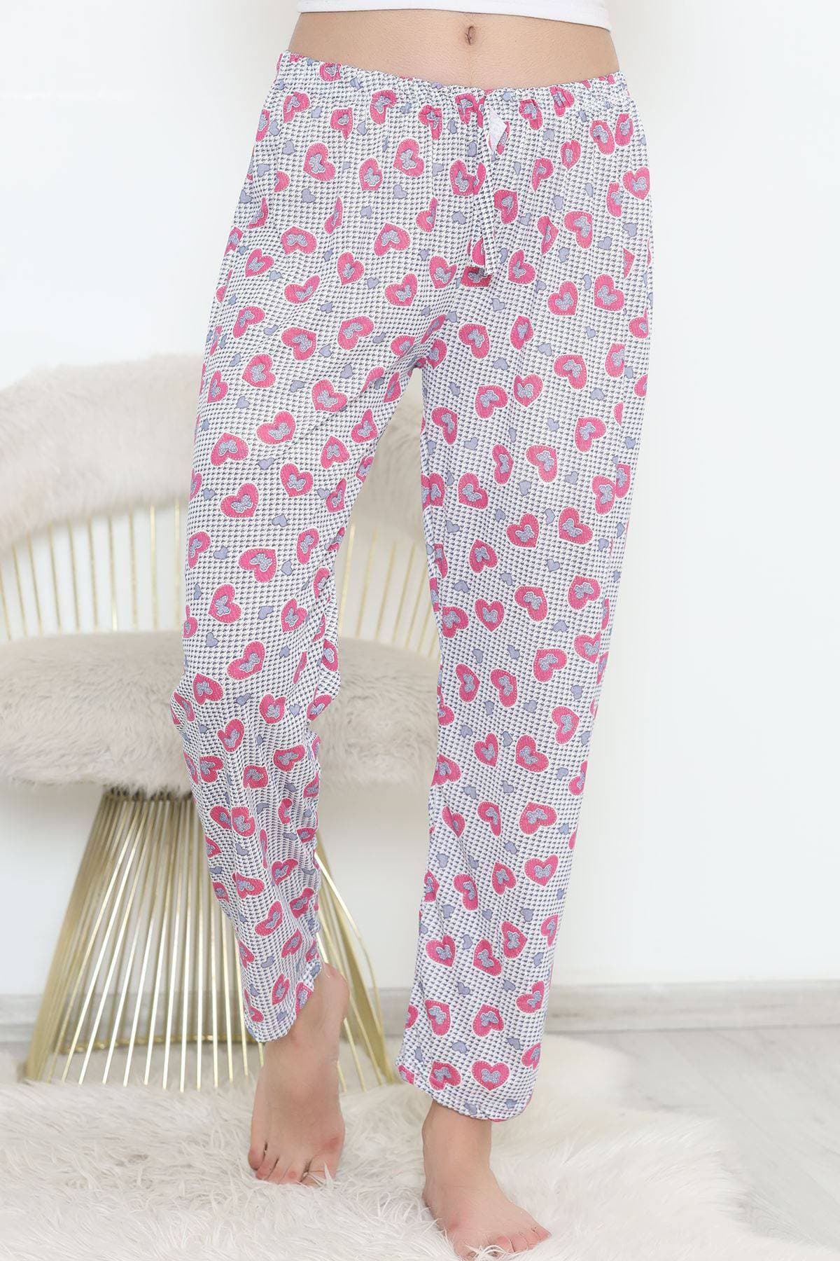 Pijama Altı Beyazpembe