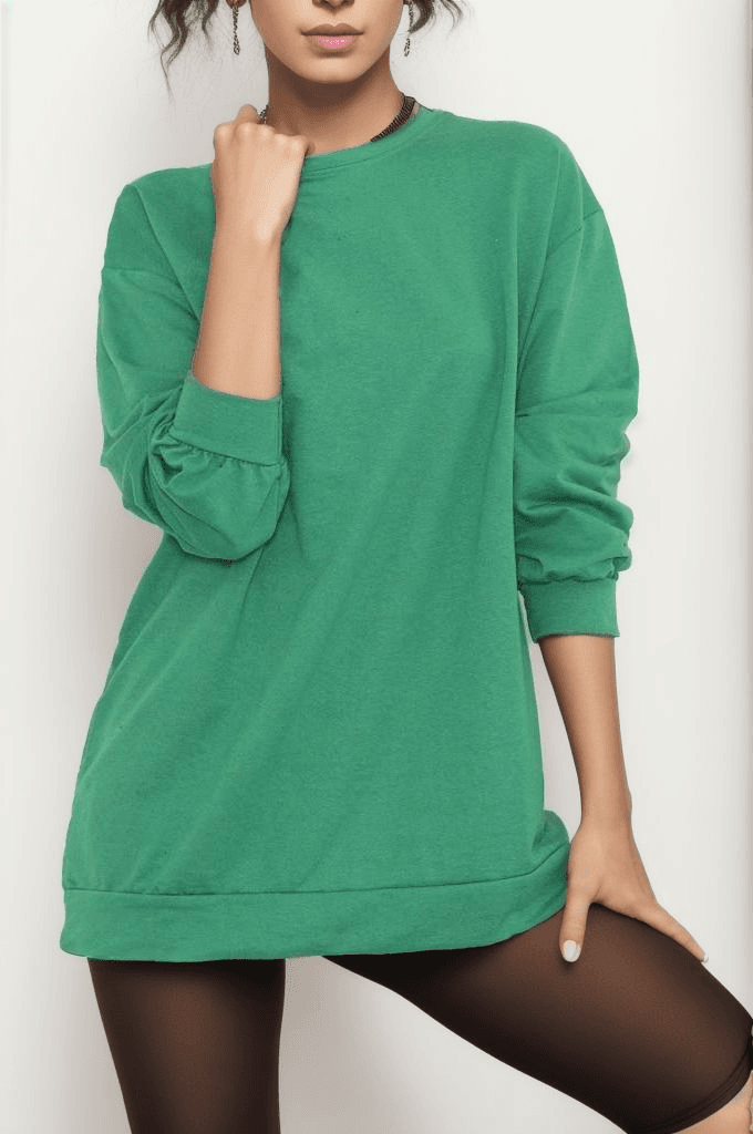 Bisiklet Yaka Tunik  Benetton