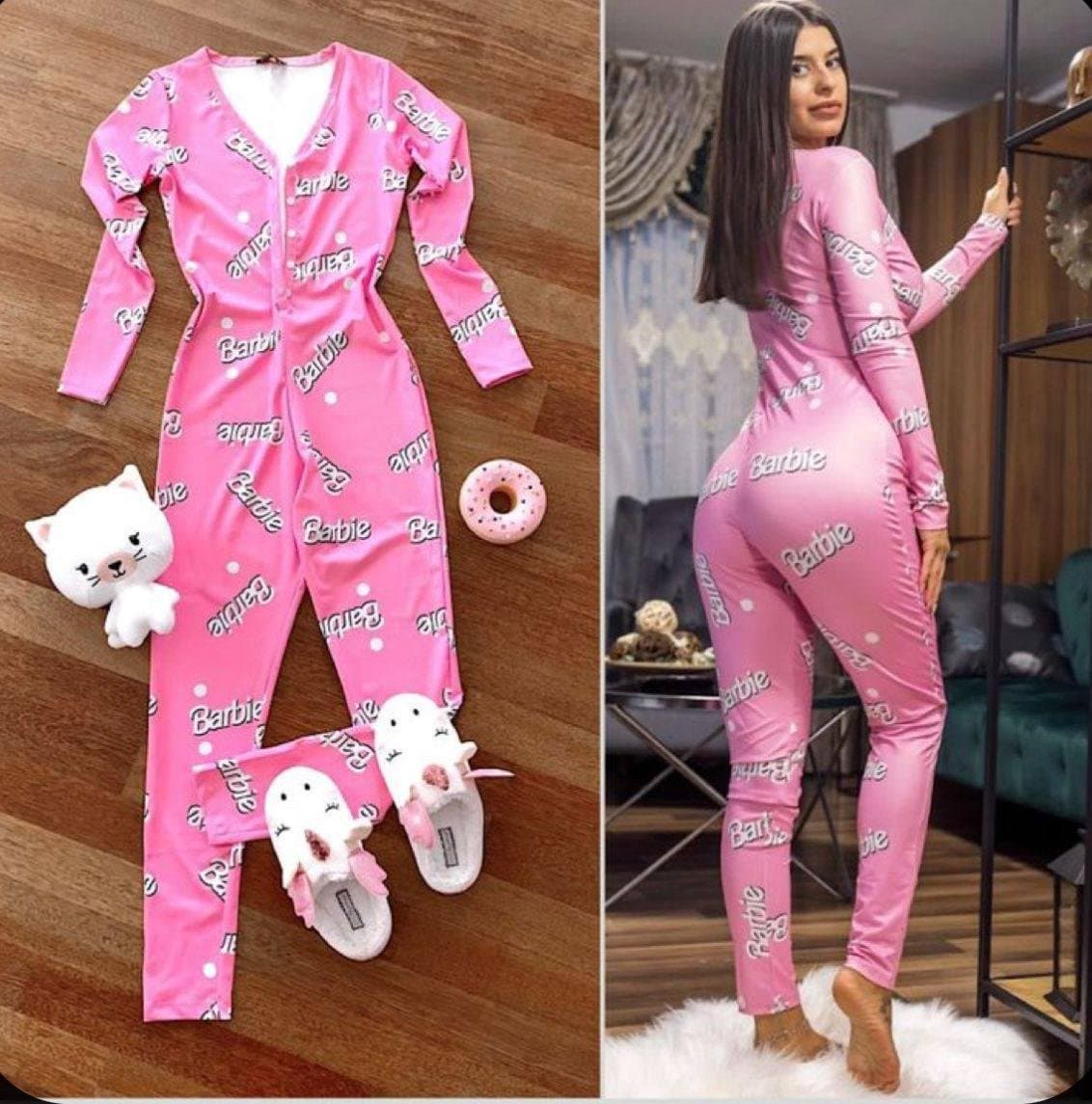 Kadın Ithal Dijital Baskılı Full Likralı Sandy Kumaş Maxi Boy Tulum