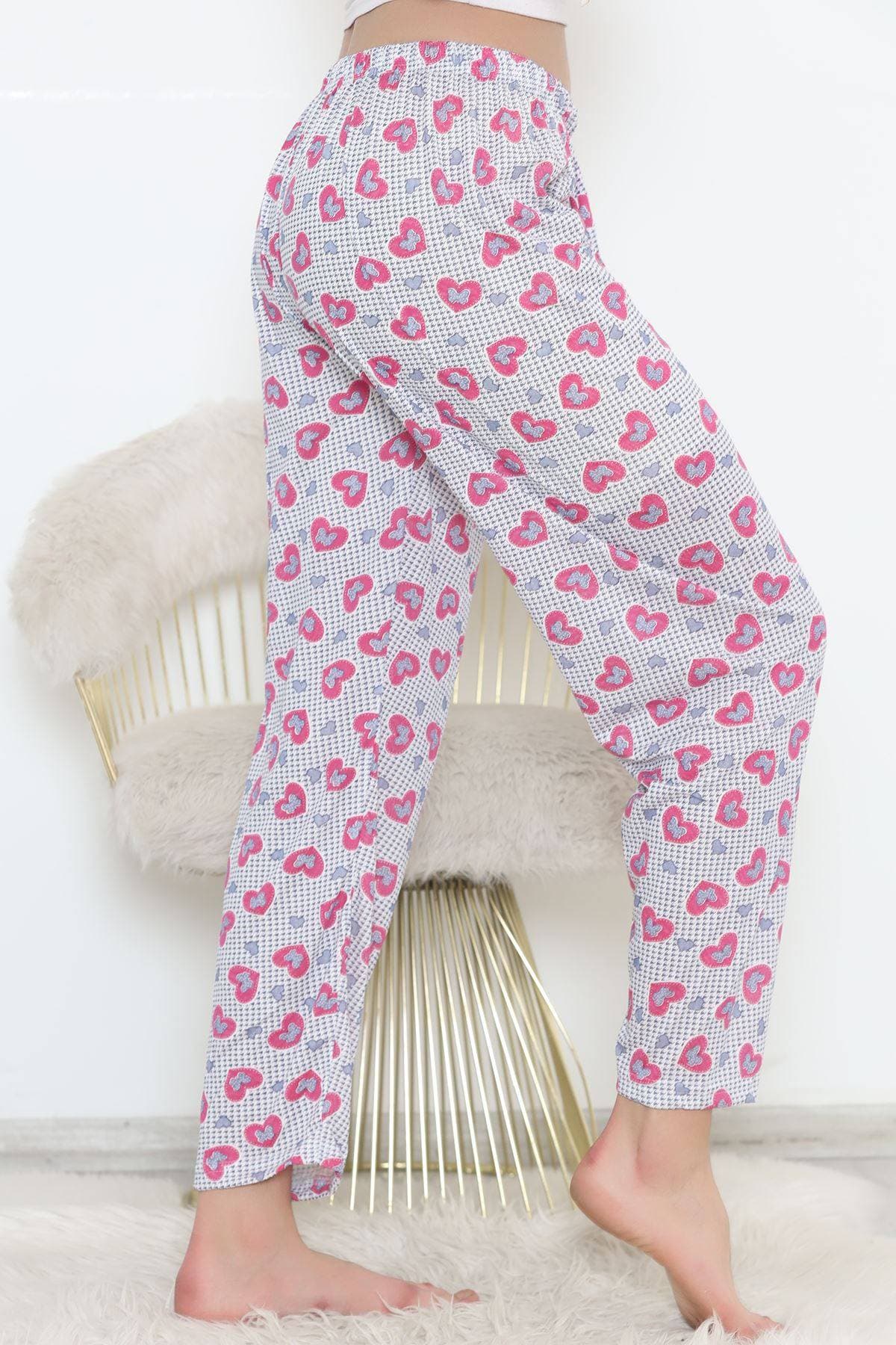 Pijama Altı Beyazpembe