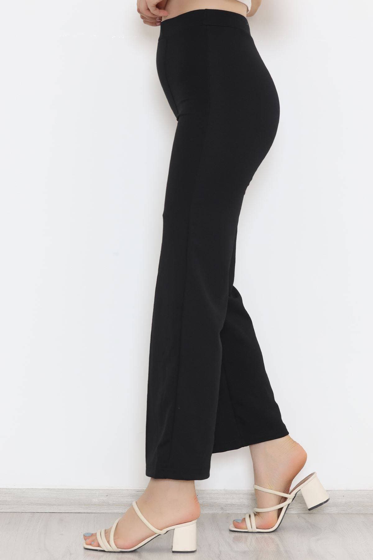 Çımalı Pantolon Siyah