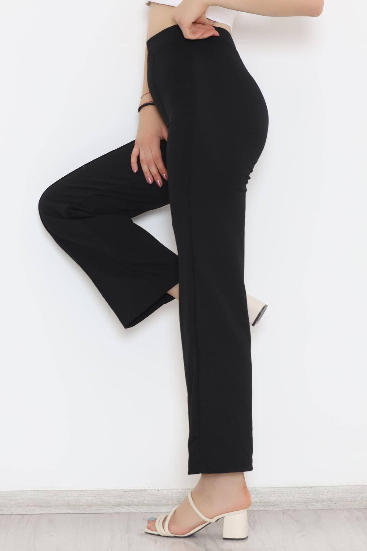 Çımalı Pantolon Siyah