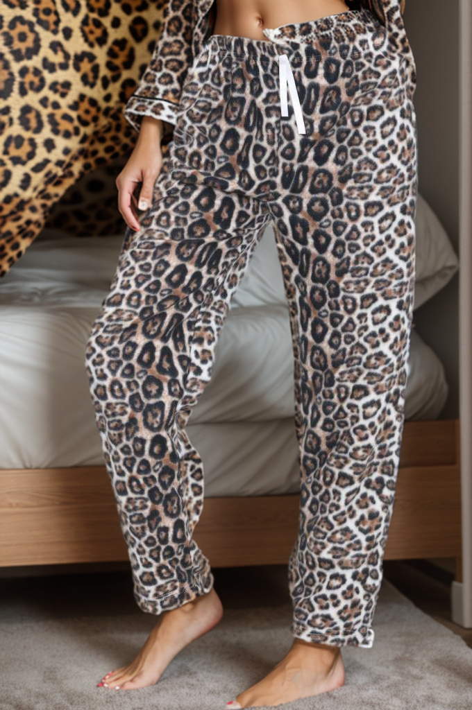 Polar Pijama Altı Leopar