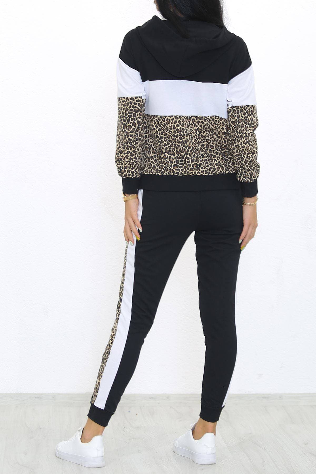 Parçalı Eşofman Takımı Leopar